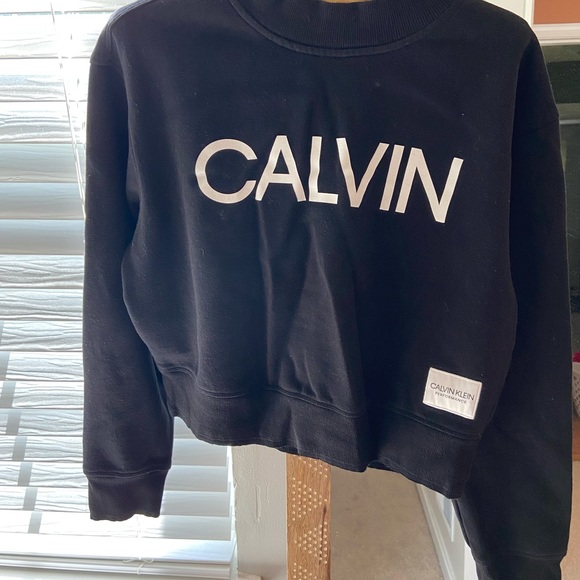 Calvin Klein Cropped Sweatshirt - Picture 2 of 4